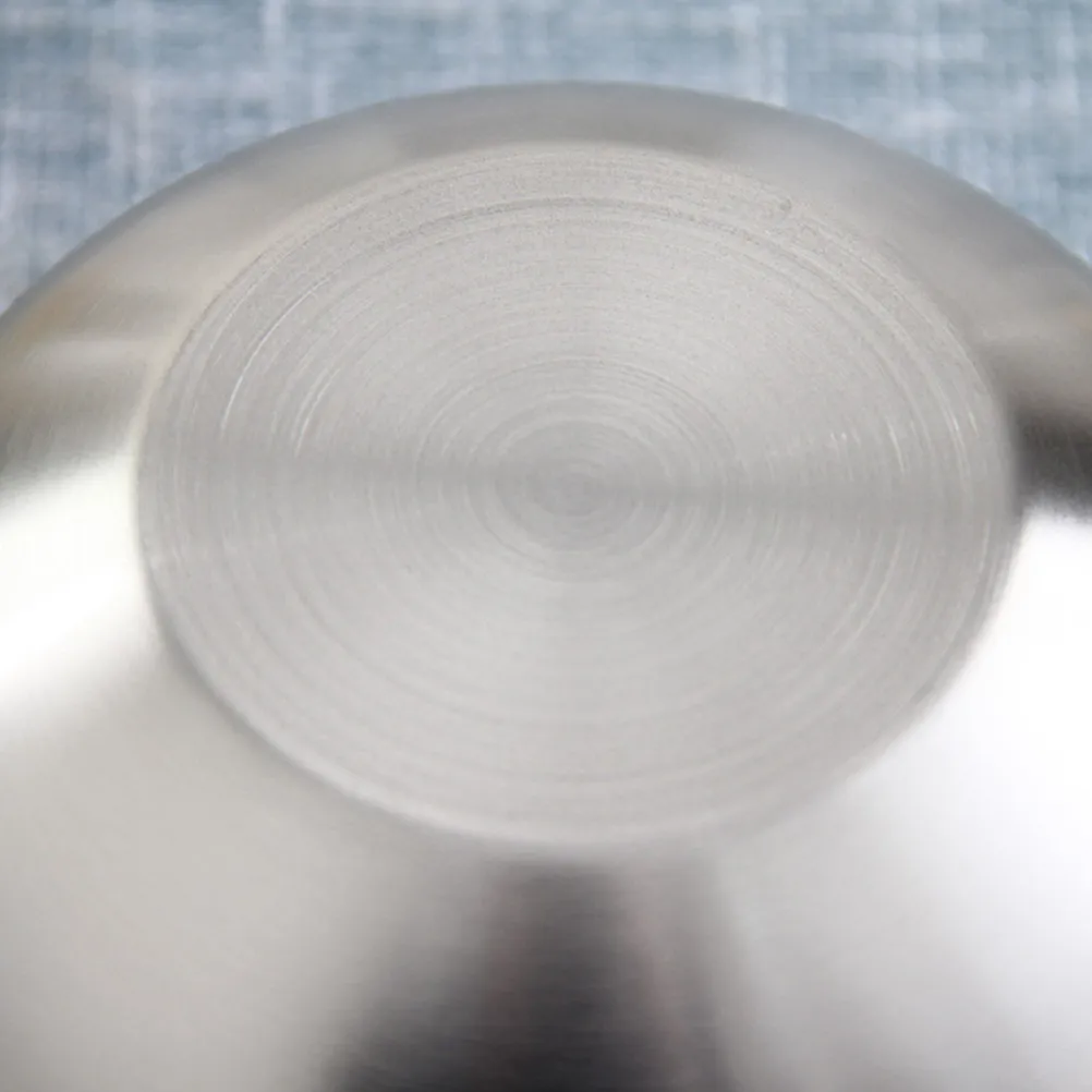 

2.6L Stainless Steel Mixing Bowl with Inner Measurement Marks Deep Design for Egg Beating Fruit Salad Vegetable Tossing