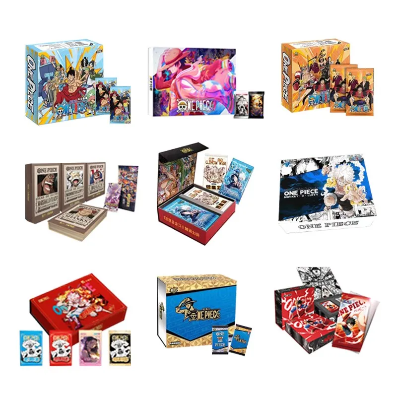 

Wholesales Luffy Collection Playing Cards Original Gifts For Birthday Children Trading Anime Cards