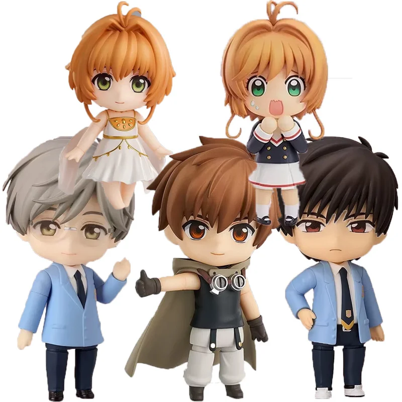 Figura de Acción Articulada de 10CM, Versión Q, de la Serie Cardcaptor Sakura, Nendoroid, Kinomoto Sakura, Modelo Coleccionable, Juguete de Regalo