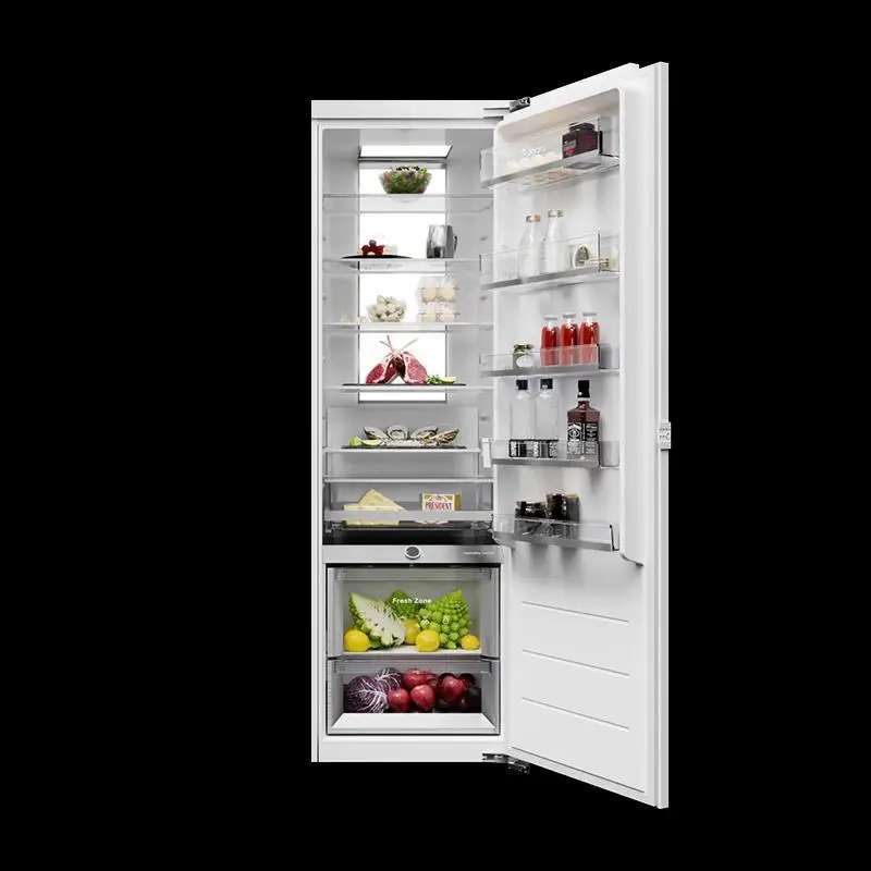 Fully embedded refrigerator household air-cooled frequency conversion built-in hidden cabinet