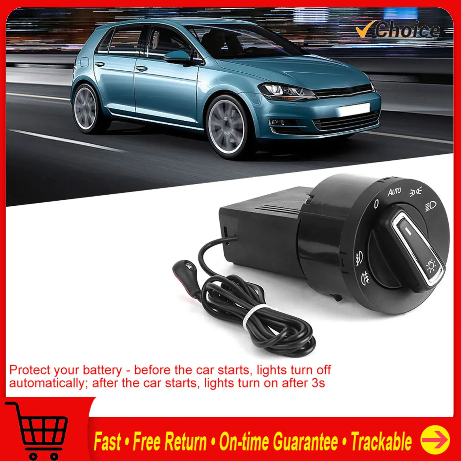 Modulo sensore luce interruttore di controllo lampada faro automatico adatto per sensore interruttore automatico lampada MK4