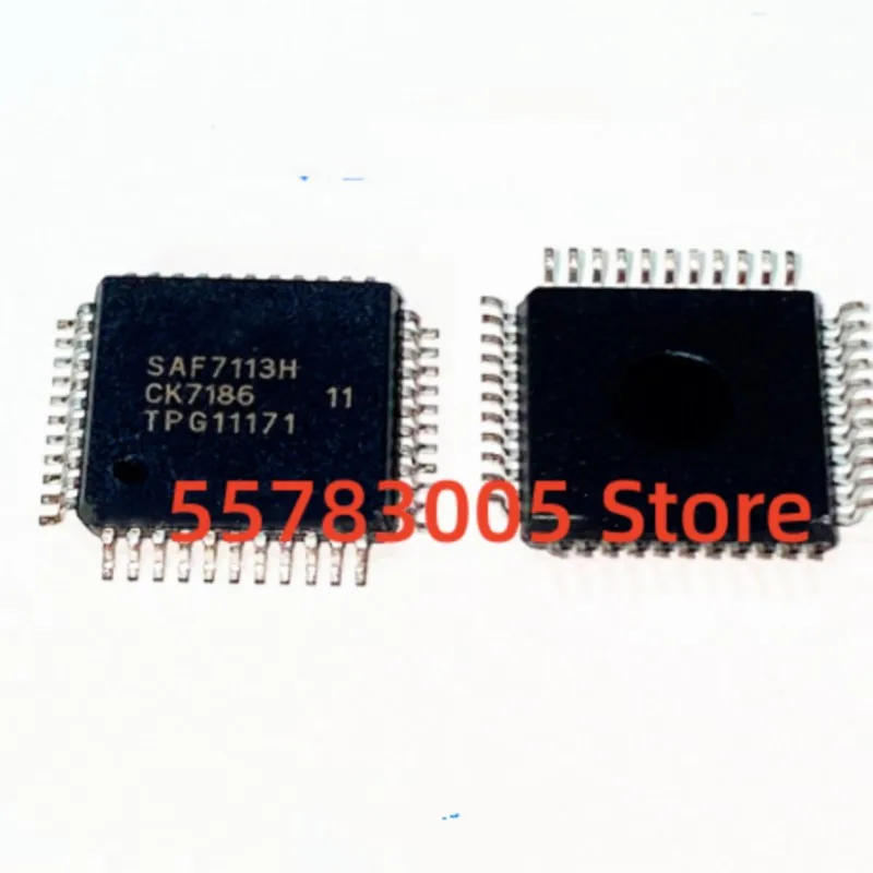 10PCS New SAF7113H/V1  Silk screen  SAF7113H  QFP44 Linear video processing chip IC