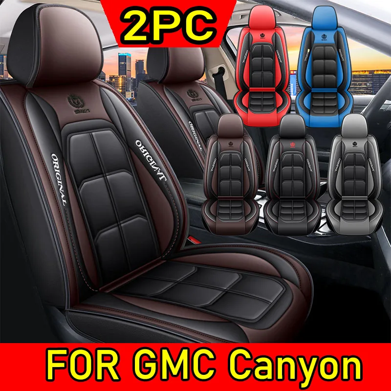 

FOR GMC Canyon Car seat cover waterproof wear-resistant PU leather soft and comfortable full wrapping muscle seat cover 1PC