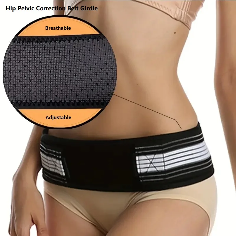 1 piece Postpartum Recovery Band Neoprene Adjustable Sacroiliac SI Joint Hip Belt - Breathable, Anti-Slip Hip Brace For Women