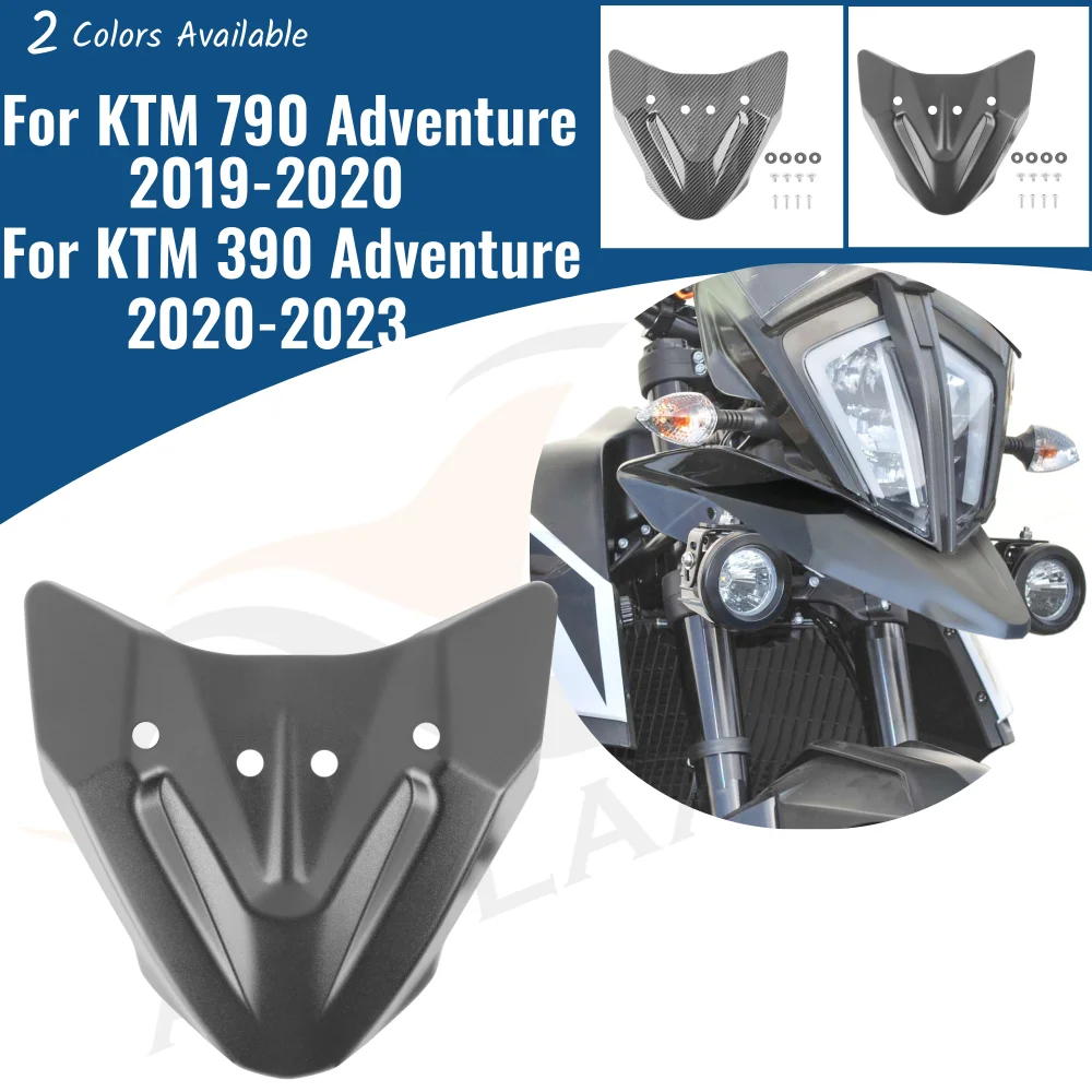 

Motorcycle Front Wheel Fender Extender Cowl For KTM 390 ADV 790 Adventure 2020-2023 790ADV 390ADV Nose Cone Extension Cover