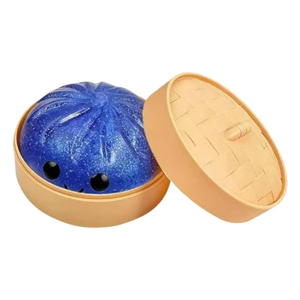 10cm Simulatie Flash Dumpling Squishy Speelgoed, Langzaam Terugverende Zachte Knijp Stressbal, Decompressie Fidget Speelgoed voor Kinderen & Volwassenen