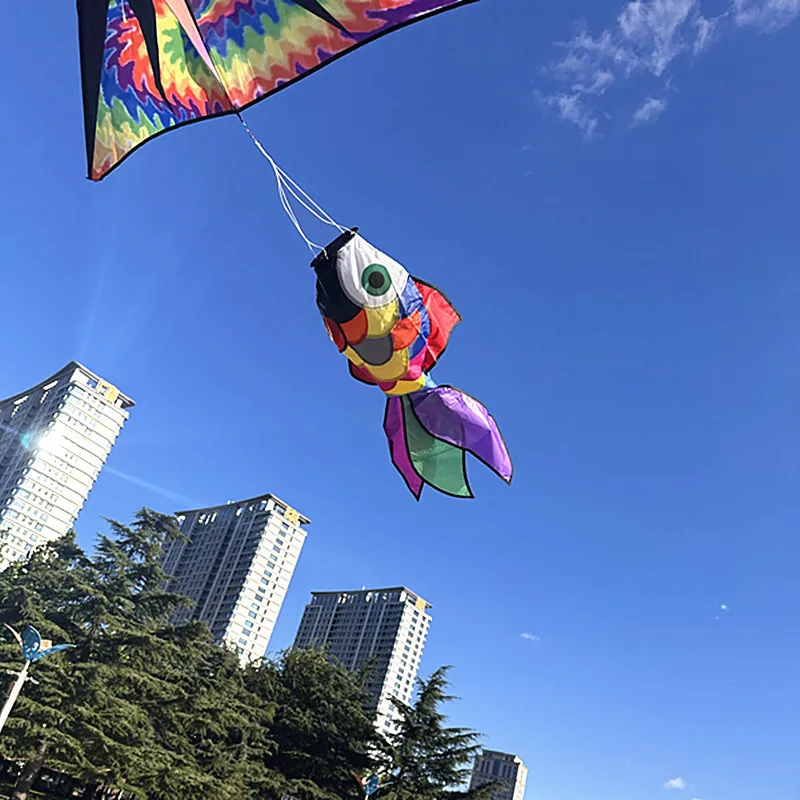 Große Fische Windsäcke Drachen Tails Drachen Flieger Cometas Gigantes Outdoor-Spiel Erwachsene fliegende Drachen Spielzeug Sport Carretilha de Pipa