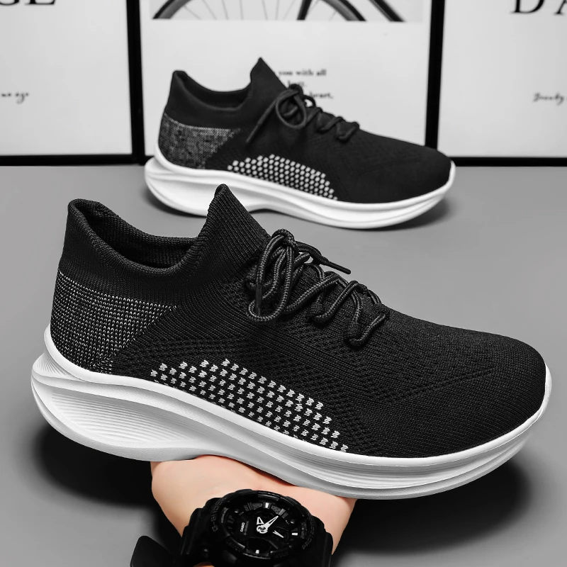 

Summer New Breathable Mesh Running Shoes for Couples, Lightweight Non‑Slip Chunky Dad Shoes, Fashion Casual Sports Sneakers