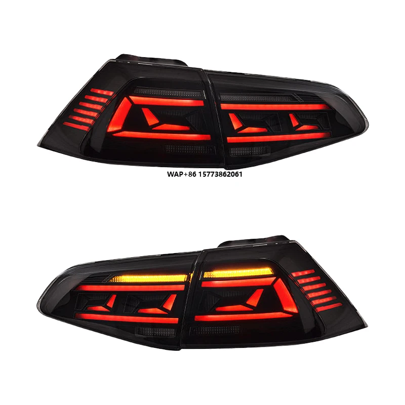 

2 Pieces for VW Golf 7 7.5 LED Stop Lamp Turn Signal Lights Taillight 2013-2020 Tail Light Upgrade Passat Style Taillights