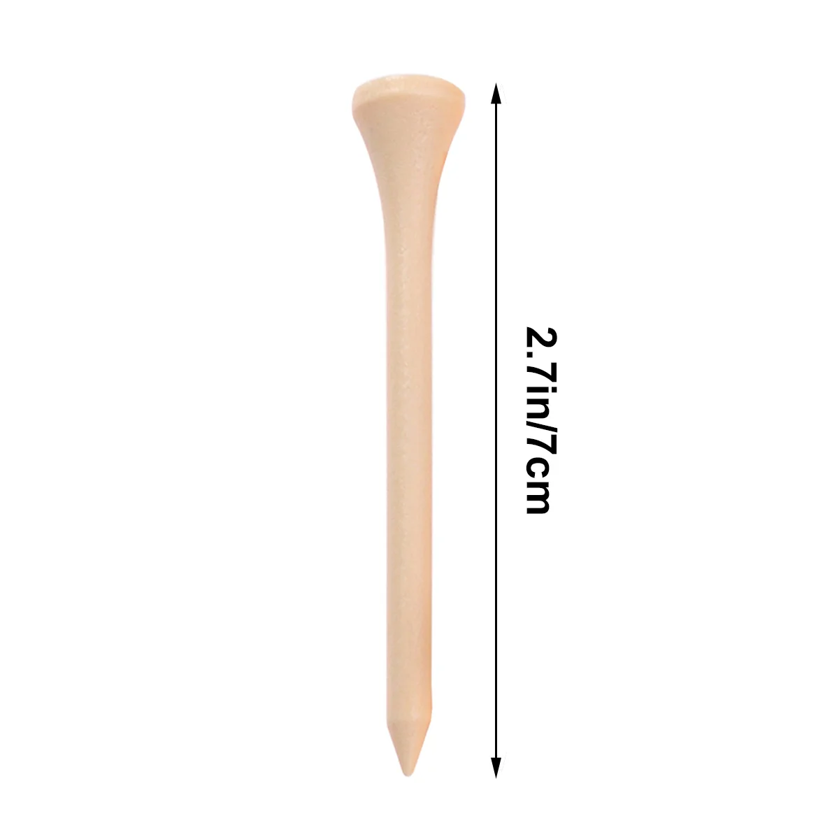 100 قطعة مسامير كروية خشبية 8.3 سنتيمتر خشب متين جولف تيز هيكل ثابت ليس من السهل كسر الملعب شوكة أداة معدات التدريب لوازم