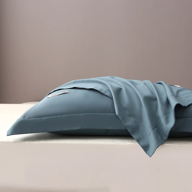 100% Egyptian Cotton Pillowcase High-quality Long-staple Cotton Silky Smooth and Skin-friendly Cotton Pillowcase 30*50 2pcs