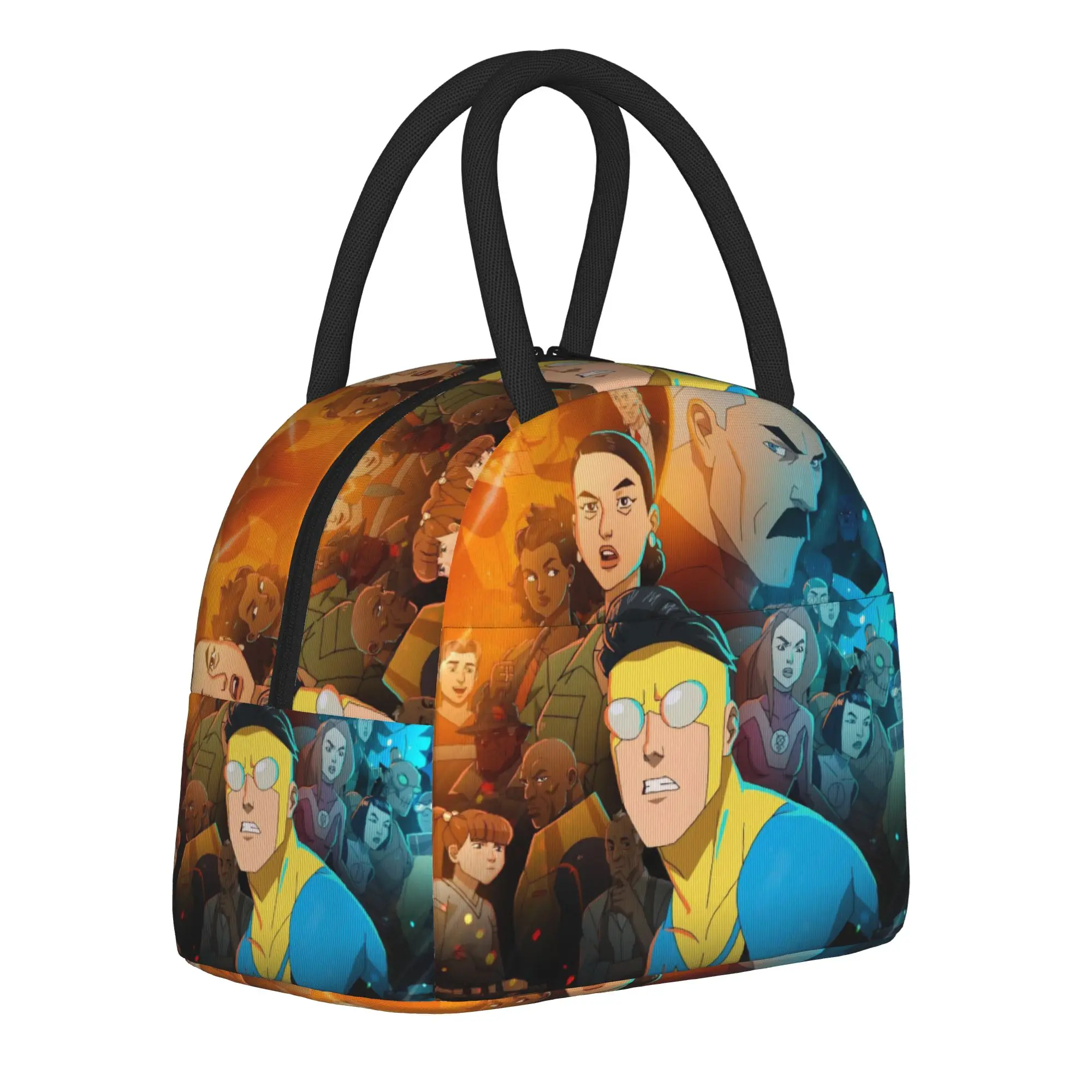 Invincibles Comic Accessories Insulated Lunch Bag For Picnic  Food Box Portable Cooler Thermal Lunch Box