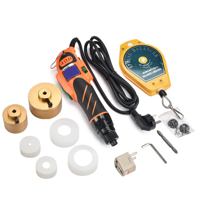 Handheld capping machine for tightening loose or rotating various caps, sealing machine