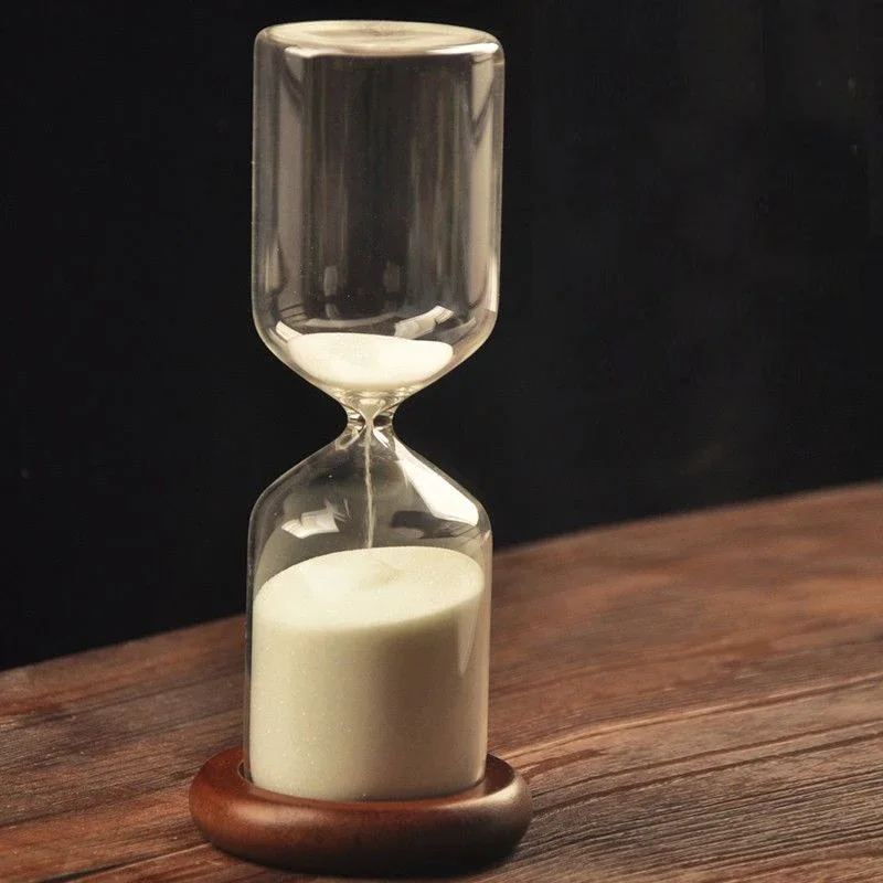 30 Minutes Creative Glass Hourglass Timer Fashion Desktop Decoration Personalized and Creative Hourglass Ornament Birthday Gift