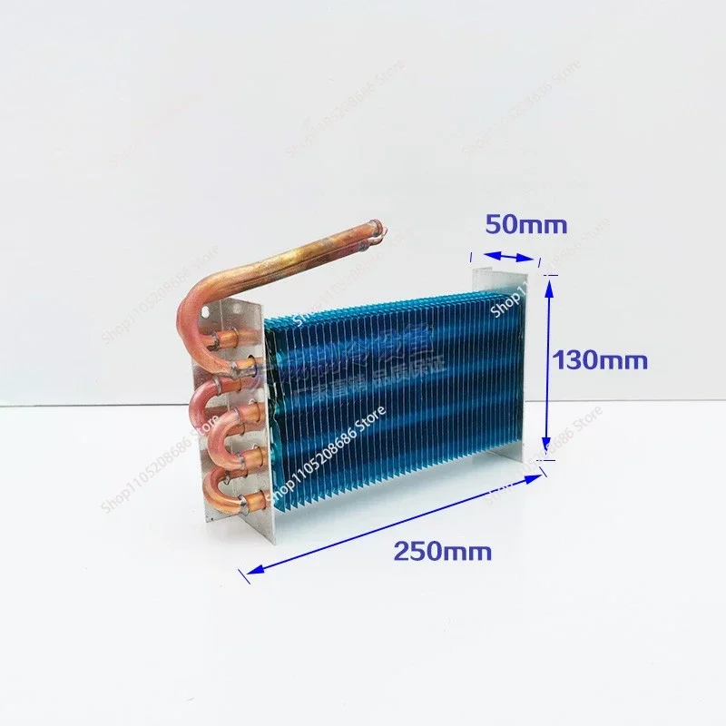 

Air-cooled evaporator cake cabinet refrigeration cabinet freezer copper tube aluminum fin refrigerator250mmx130mmx50mm
