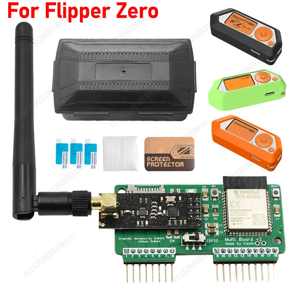 For Flipper Zero WiFi Multiboard NRF24+ESP32 Development Board Silicone Protective Case Shockproof Cover Shell Game Accessories