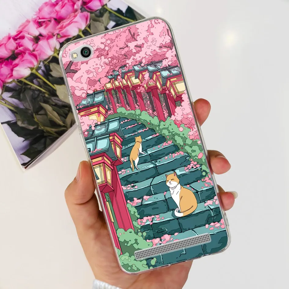 For Xiaomi Redmi 4A Case Fashion Butterfly Transparent Silicone Soft Cover For Xiaomi Redmi 5A Funda Redmi5A Redmi4A Phone Cases