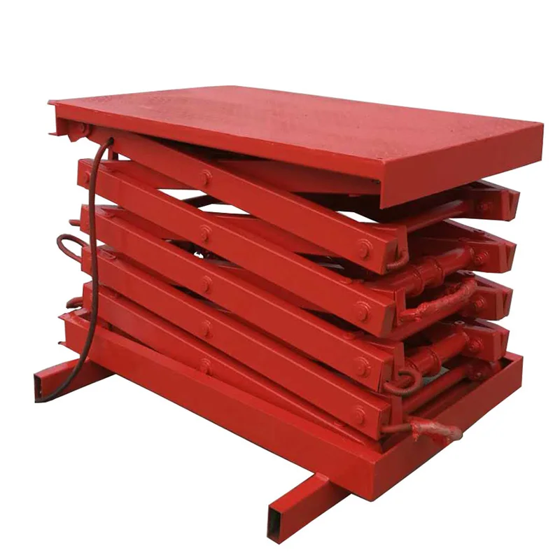 Customized Standard Wheel Manual Battery Electric Hydraulic Scissor Lift Table