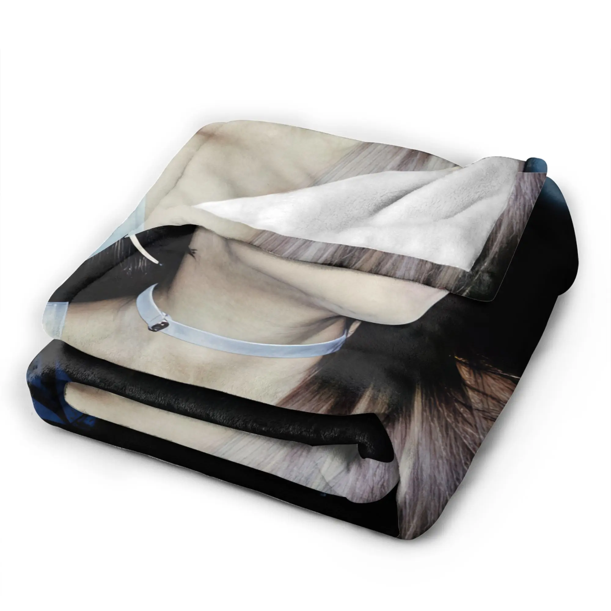 Arianas Grande  Comfortable Blankets For Chair Sofa Bed  Funny Bedding Throws Winter Travel Office Flannel Bedspread