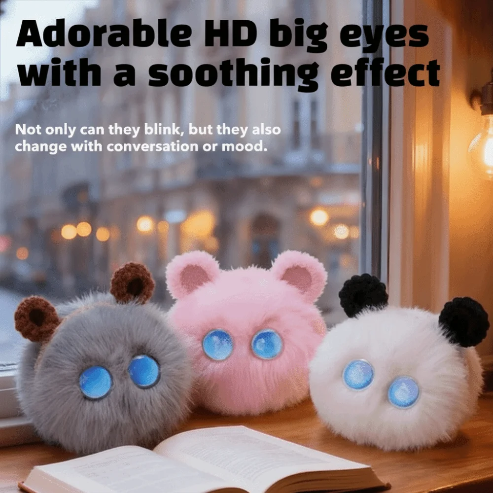 66 Languages Interactive AI Companion Pendant Interactive Talking Cute Design AI Cat Keychain Talking Winking Interaction