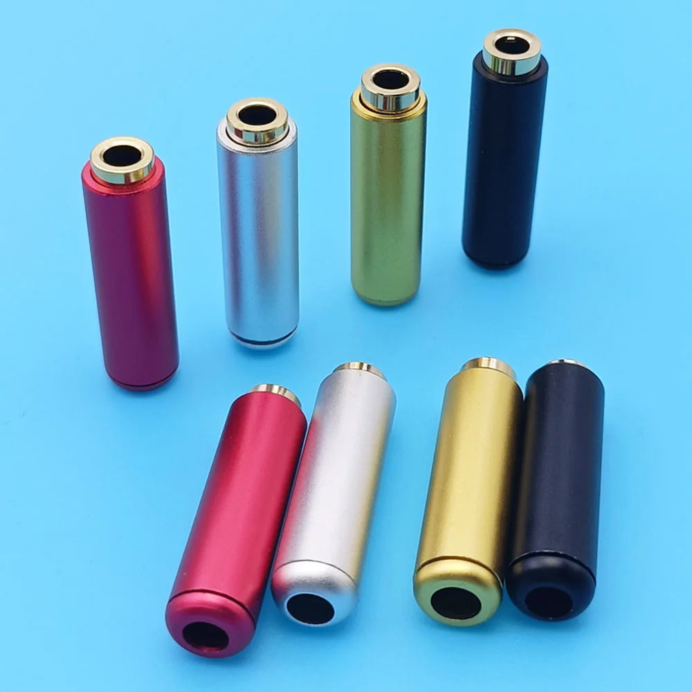 

New Arrival Aluminum Jack 3.5mm Audio Female Jack 3.5mm 4Poles Stereo Socket Gold Plated Wire Connector Earphone DIY