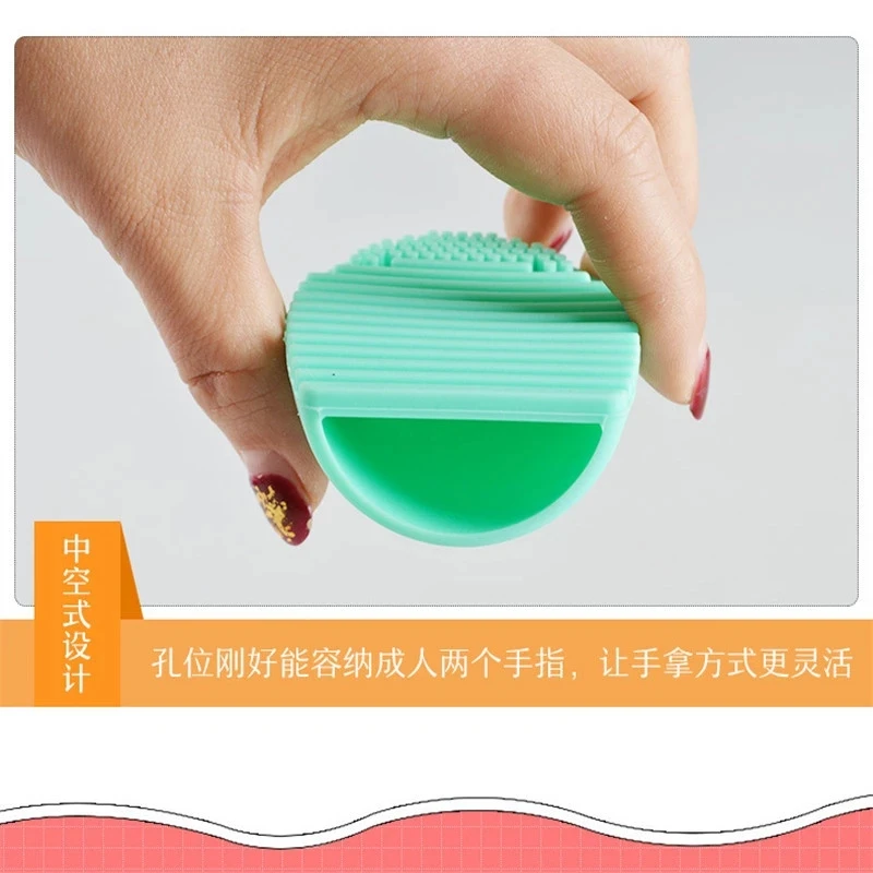 Makeup Brushes Cleaner 1pcs Silicone Pad Mat Cosmetic Eyebrow Brush Cleaning Tools Makeup Brush Scrubber Board Cleaner Tools