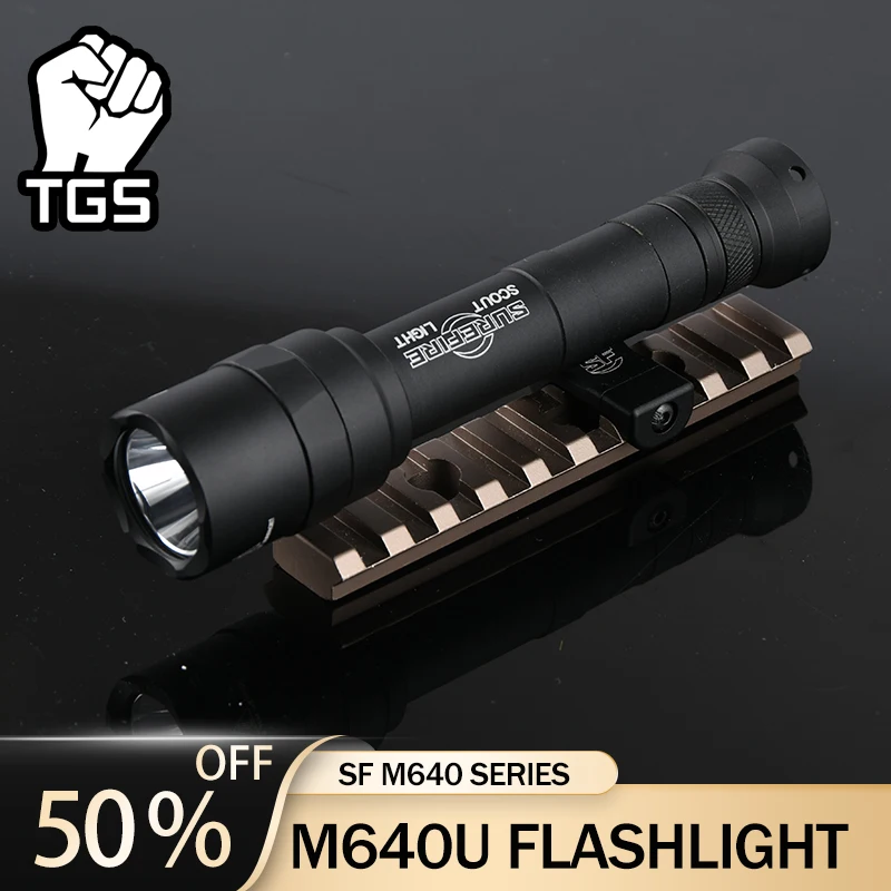 

WADSN M640 Tactical Surefir Flashlight AR15 Rifle Weapon Light strobe Mlok Keymod Pictinny 20mm Rail Hunting airsoft Accessories