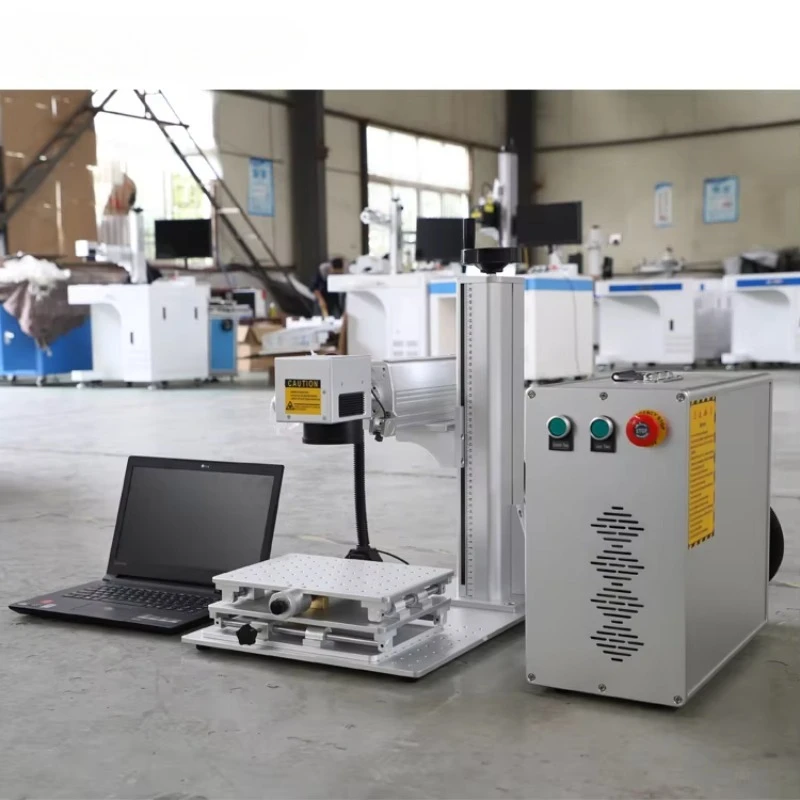 Compact Fiber Laser Marking Machine For Hardware Products Product ID Marking High Precision Export Factory For Production Line
