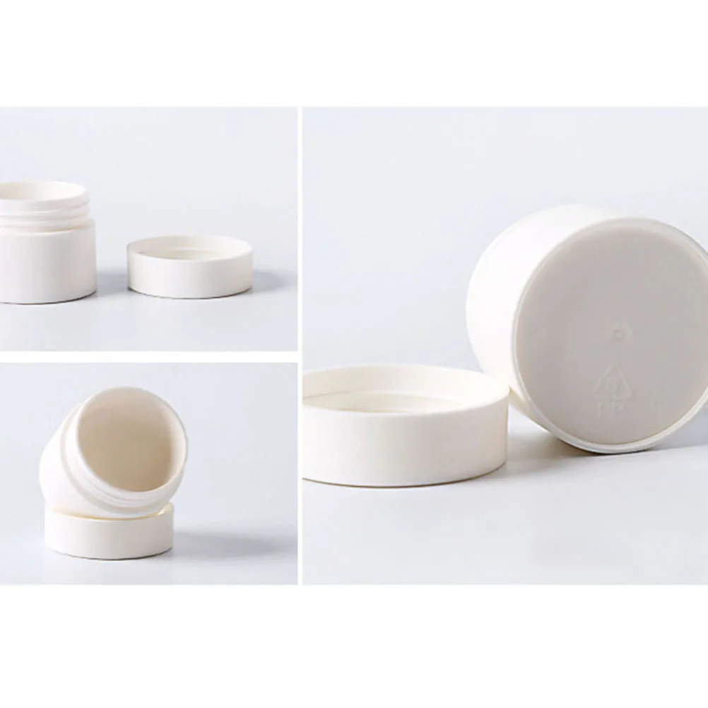 

10 Pcs Toiletry Frosted White Bottle Cream Makeup Accessories Cosmetics Container Travel