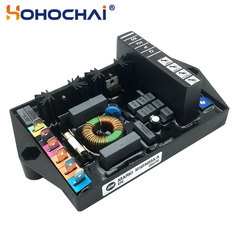M16FA655A M40FA640A Marelli Generator Spare Parts AVR Automatic Voltage Regulator Replacement 3 Phase Stabilizer