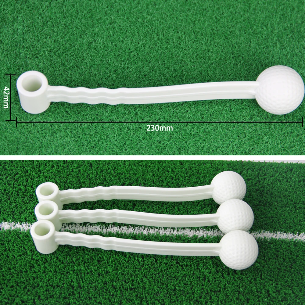 1Pcs Plastic Golf Swing Putting Rod Practice Tools Beginners Golf Training Aids Golf Ball With Stick Golfing Accessories