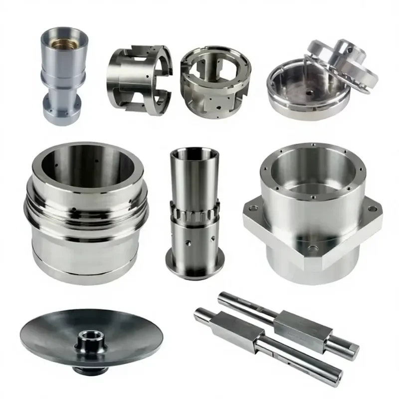 Custom CNC Turning Milling Service 3 4 5 Axis Machining Stainless Steel Auto Parts Robot Components Metal Polishing Precision