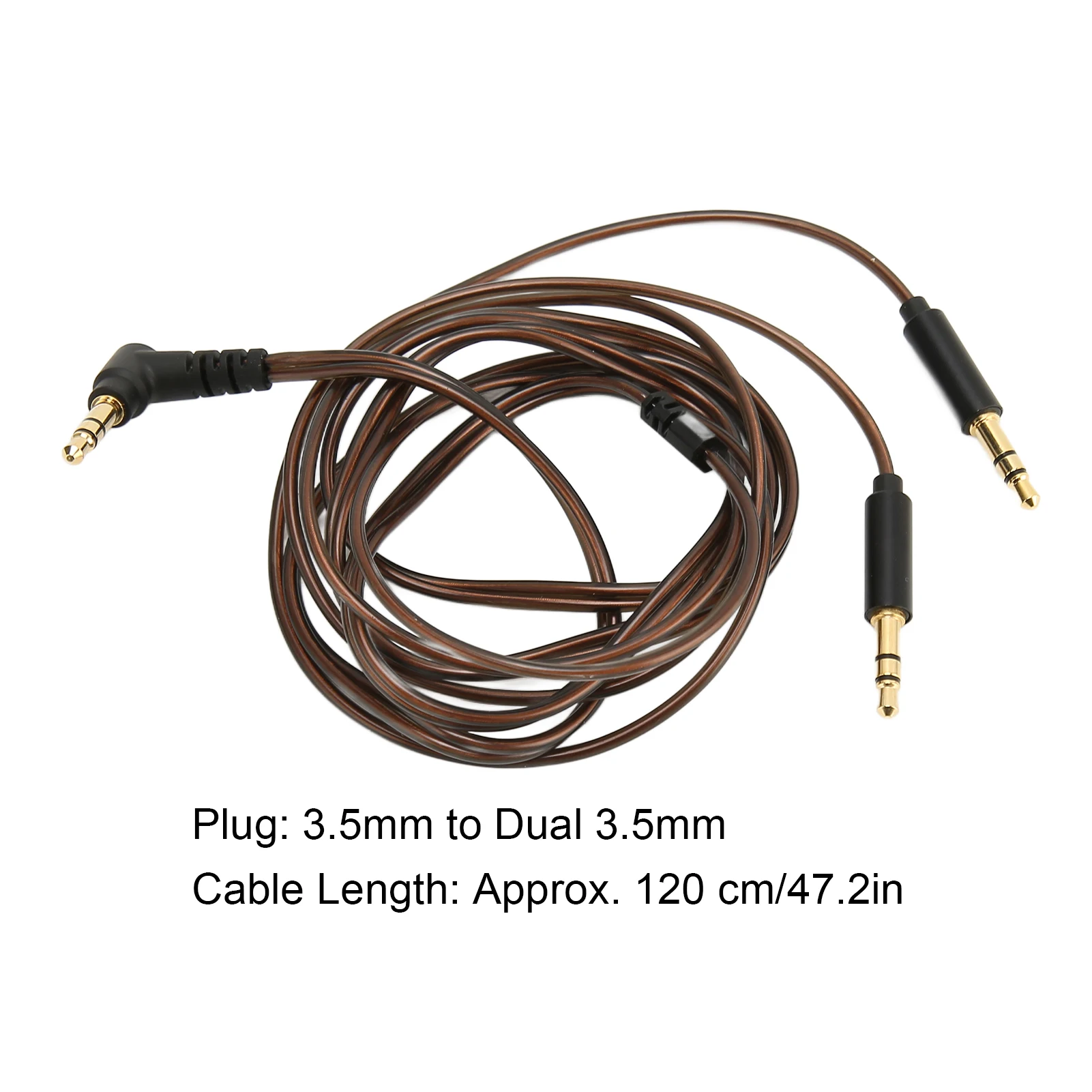 3.5mm to Dual 3.5mm Jack Male Cord OFC Core Headphone Upgrade Cable for Hifiman Sundara for Arya for Ananda