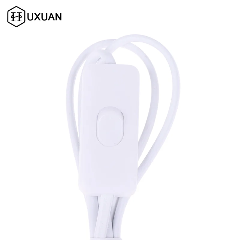 Tube T5 US /EU Plug Switch Cable 1.2m Power Adapter 110V 220V 230V Lighting Accessory 30cm Connection Wire For LED Lamp
