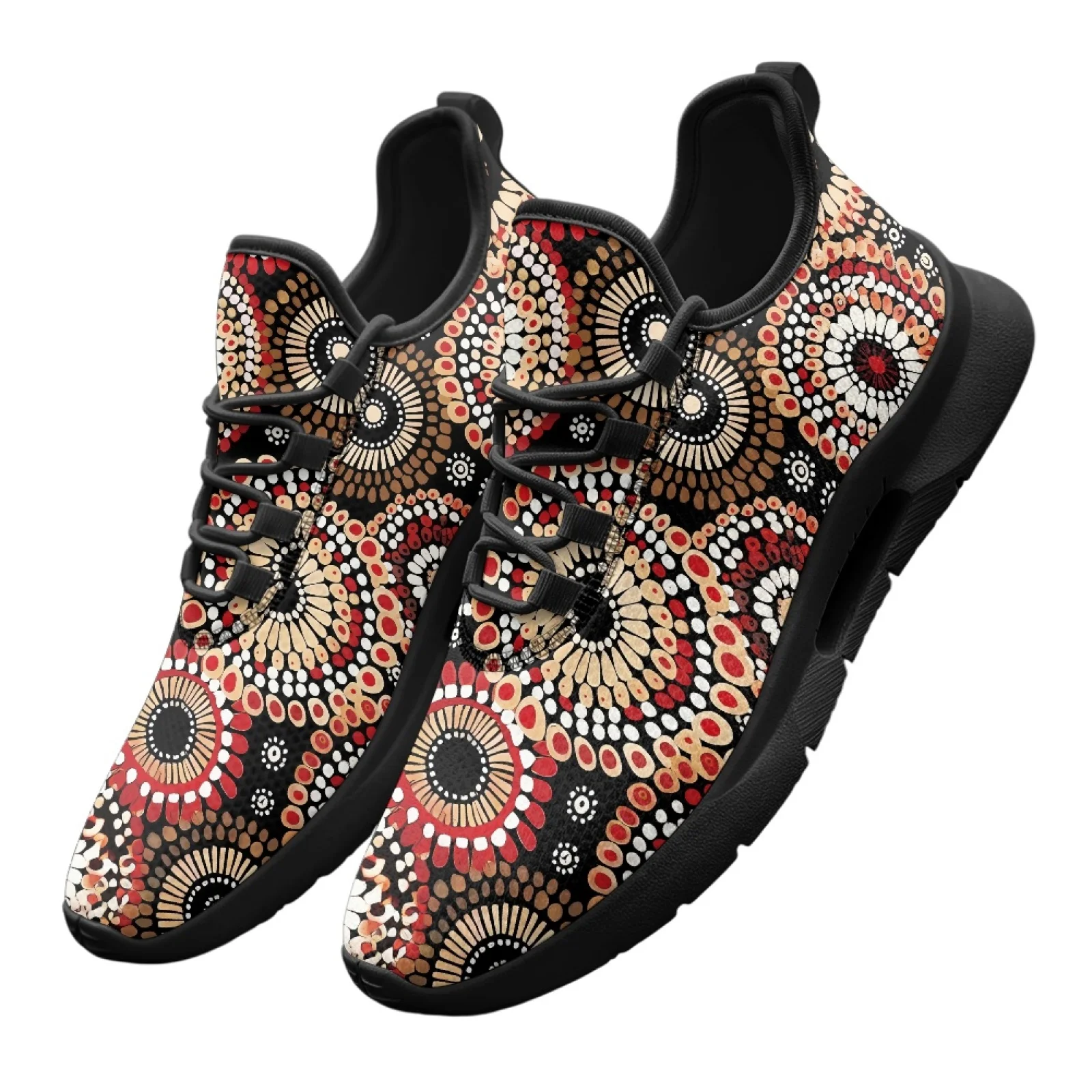 PENSTROLL Flower Classic Breathable Walking Sneakers Walking Shoes for Men Office Business