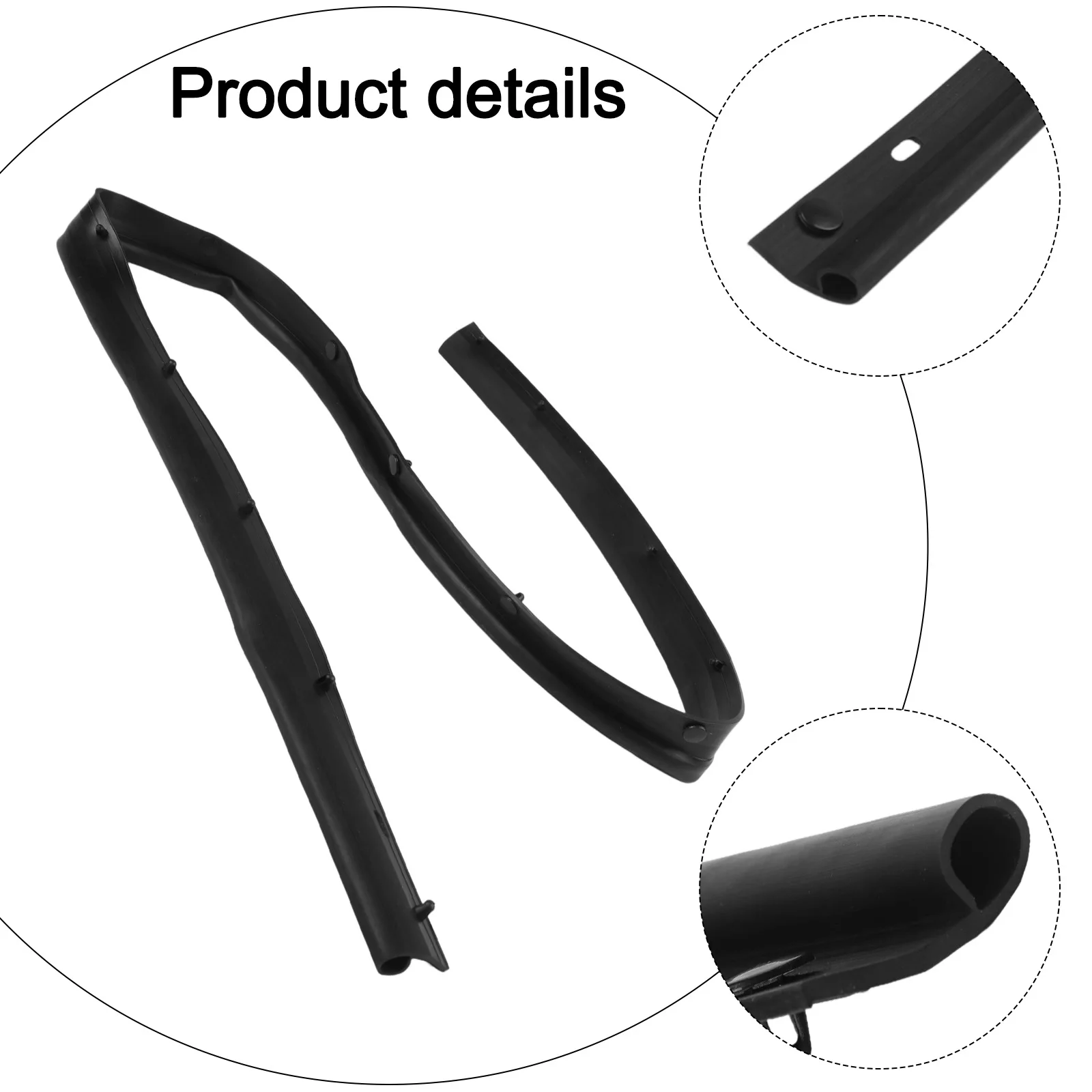 Headlamp Cover To Hood Seal for Toyota For Land Cruiser 9807 Model 5318360071 Rubber Part Direct Fit OE Specification