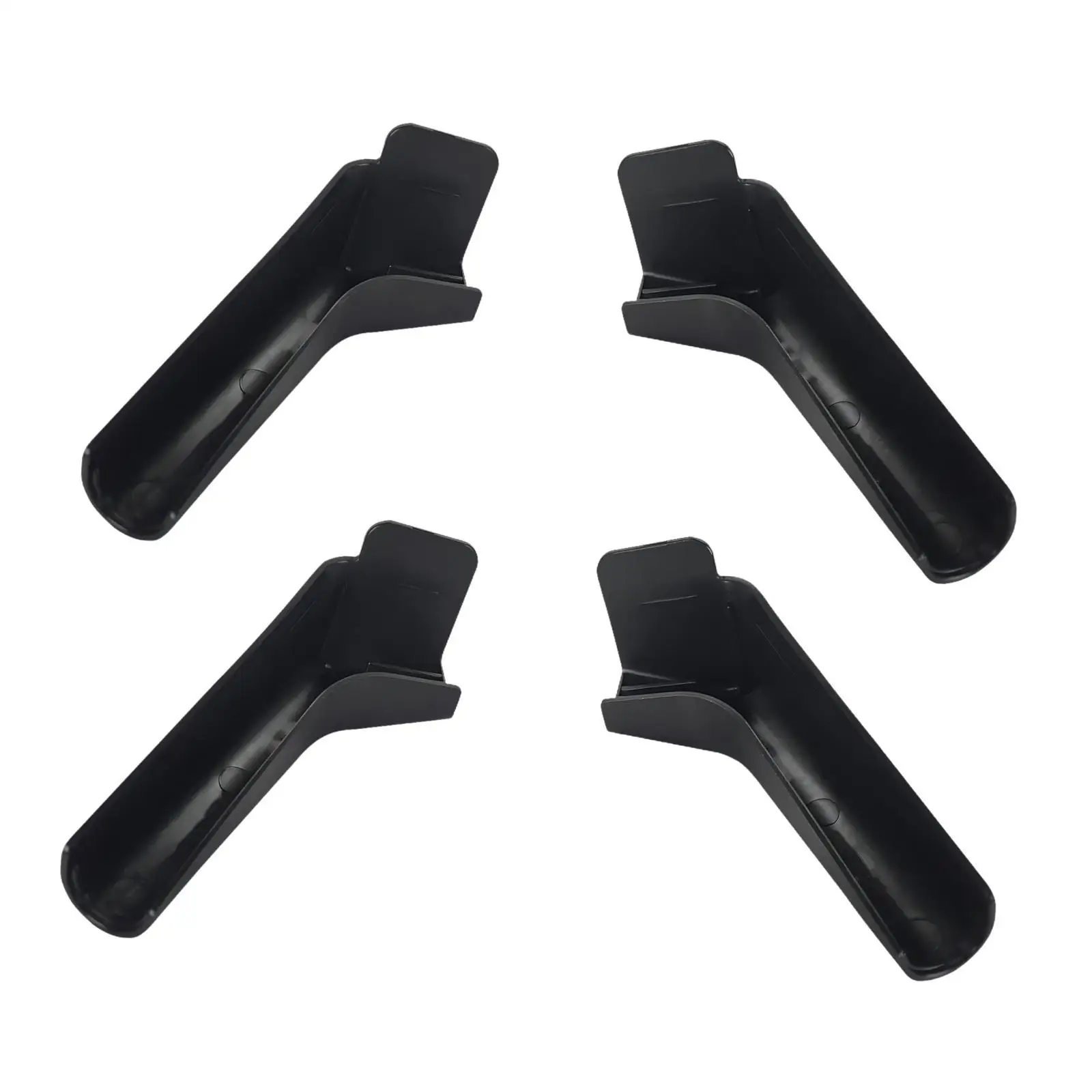 4x RV Gutter Spout Rain Gutter Spout Practical Hardware Easy Installation RV Rainwater Outlet Parts for Rvs Van Boats