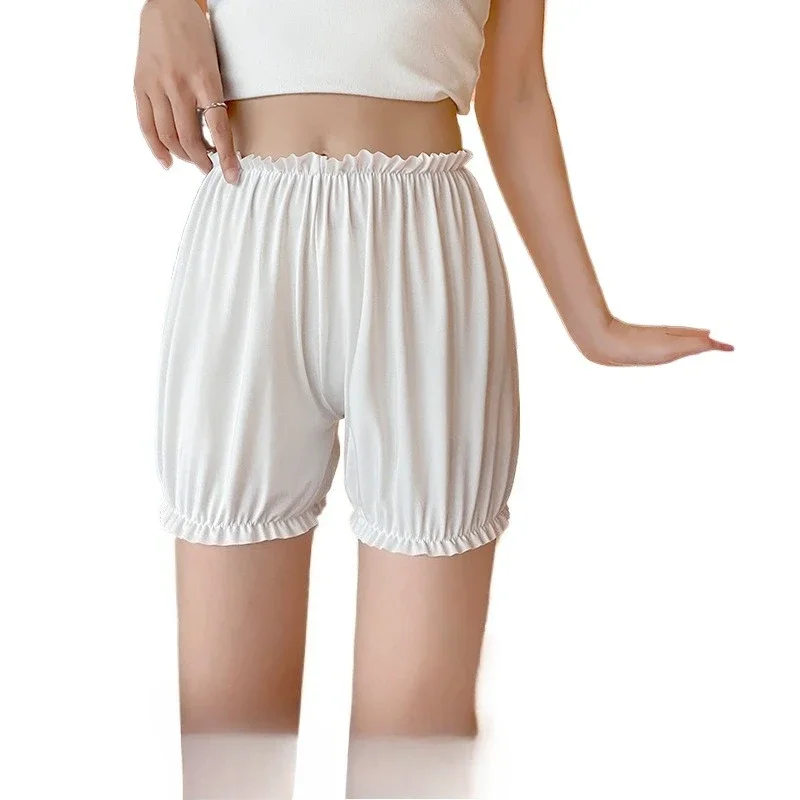 

Women Safety Pants Summer Anti-light Thin Can Be Worn Outside Girl Bud Safety Pants Pumpkin Pants Leggings Safety Shorts