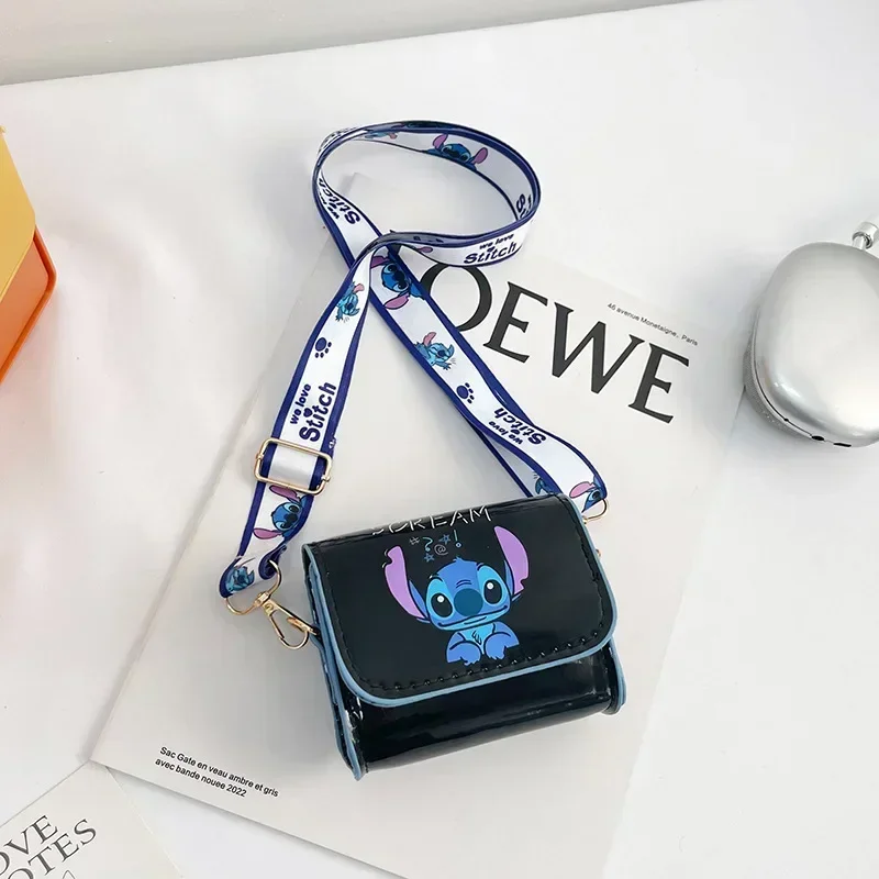 

Miniso Stitch Mini Women's Crossbody Bag Fashion Small Money Bag Mouth Red Envelope Cartoon Shoulder Bag Fashion Daily Use