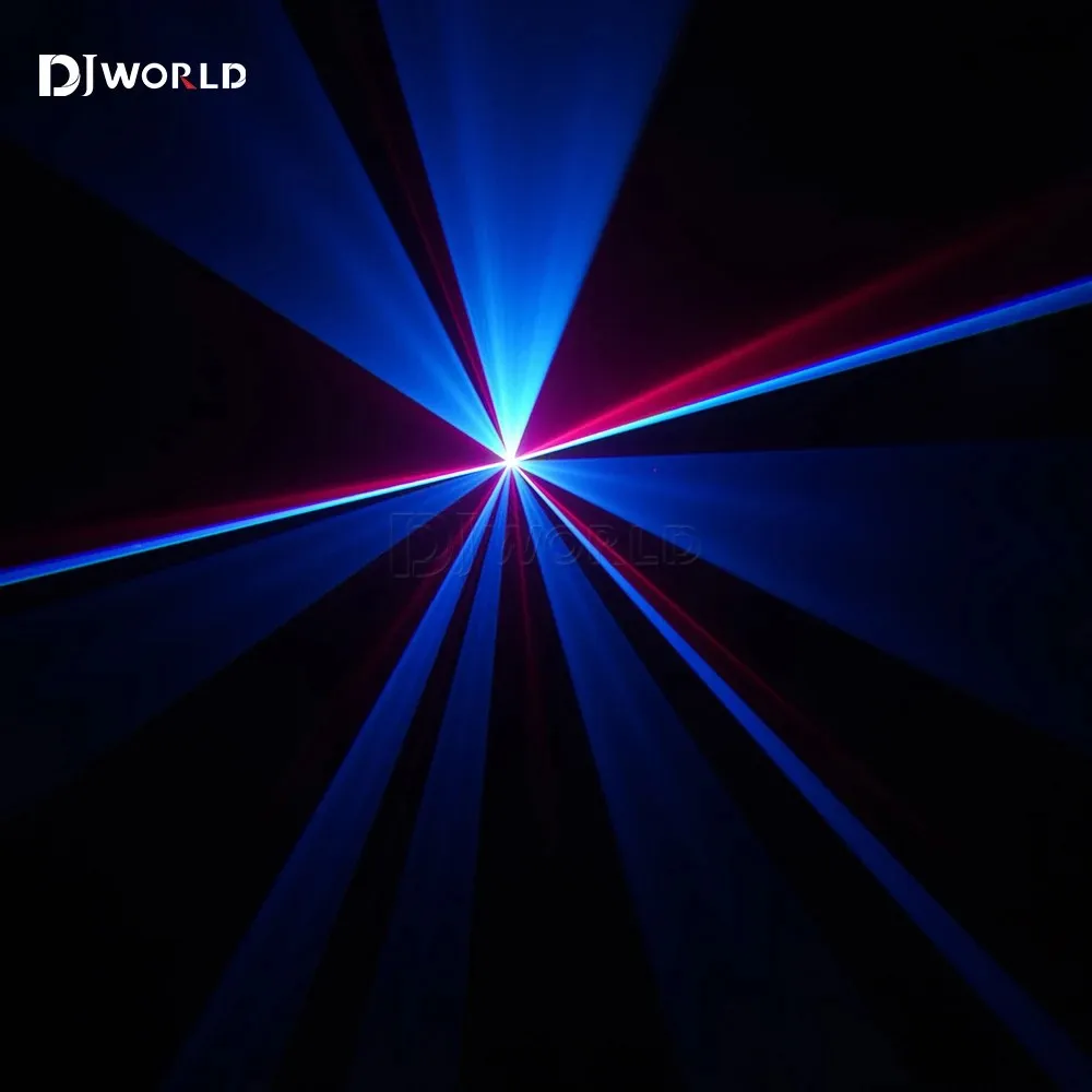 DJWORLD NEW 1000mW RGB Full Color Scan Multiple Effects Animation Scan Light DJ Disco Church Wedding Party