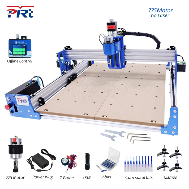 Machine à Graver TCNC 3018 Pro 4040, Routeur, Fraisage Caralisé, Marque Laser CNC GRBL ER11 pour Bois, PVC, PCB, Cuir NW