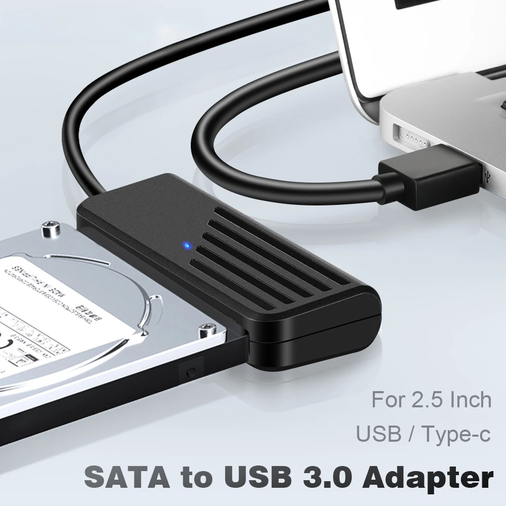 Onelesy SATA to USB 3.0 Adapter Type C to SATA Cable 5Gbps High Speed Data Transmission For 2.5 Inch HDD Hard Drive SATA Adapter