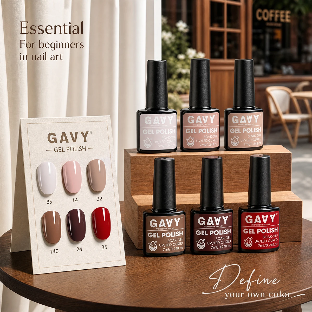 ชุดยาทาเล็บเจล 6 สี โทนสีกาแฟแ - Sugar Scrub Coffee บทวิจารณ์และราคา
