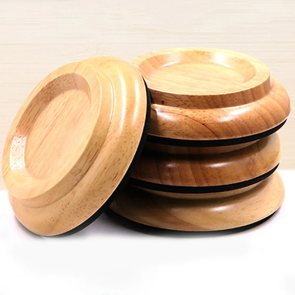 

4pcs Floor Protector Pads EVA Wood Leg Cushions Soundproof Anti-Slip Shockproof Feet Covers Wood Caster Cups for Furniture Legs