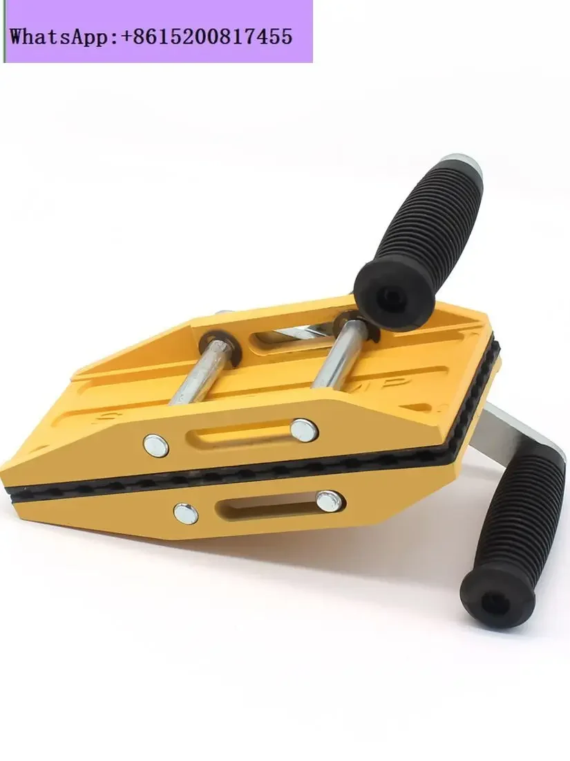 Double Handed Carrying Clamps Granite Tools for Glass Stone Slab Lifting Tool with Rubber for Ceramic Marble