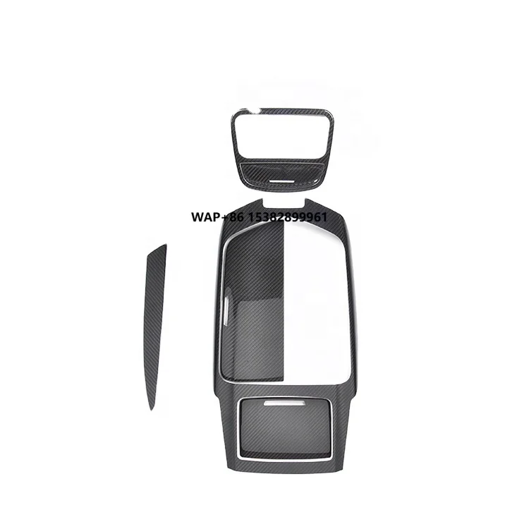 Carbon Fiber Interior Kits Center Console for Levante Suv 6pcs/set Add on Style Carbon Cup Holder Cover