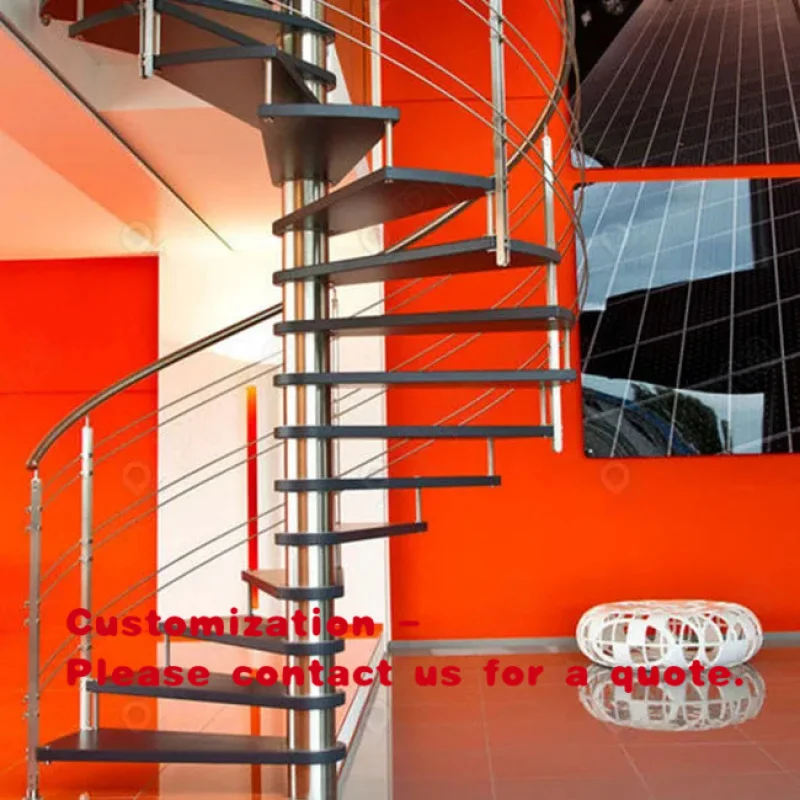 Kit d'escalier extérieur économique et résistant aux intempéries, design nord-américain, personnalisable.
