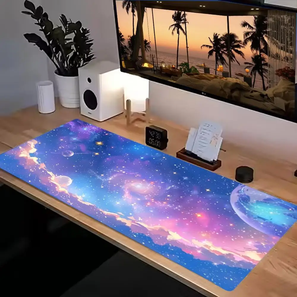 Simple Painting Beautiful Scenery Large Mouse Pad Notebook Mousepad Rubber 300X900CM Game Table Mat коврик для мыши