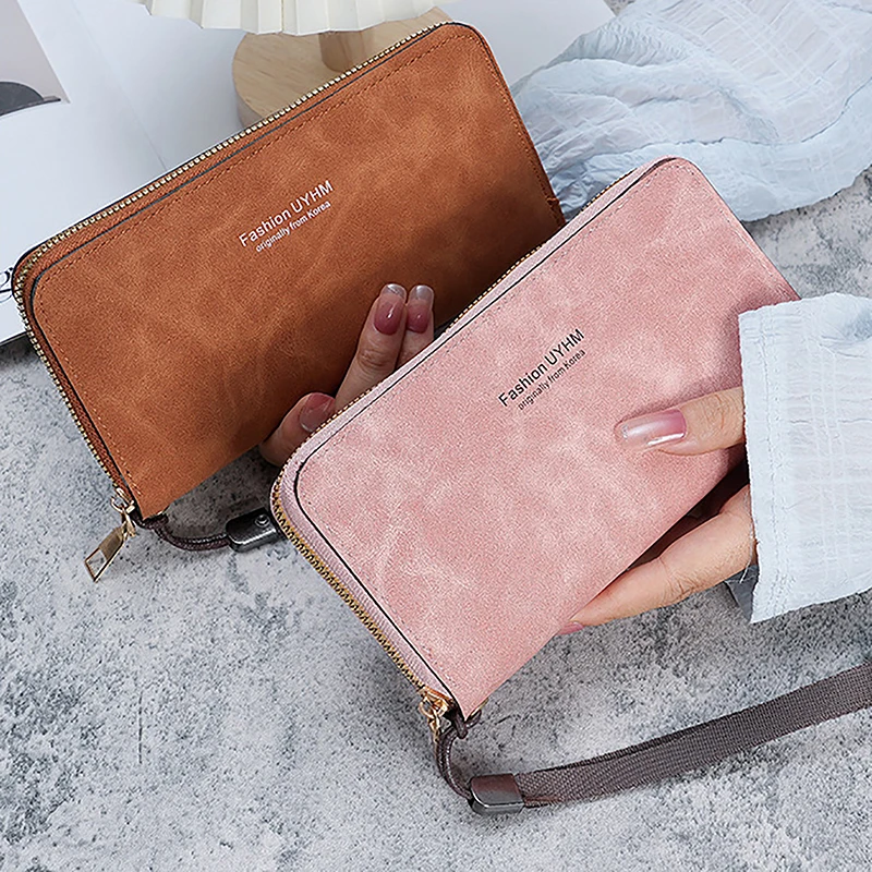 Korean Handbag Multi-function Card Bag Mobile Phone Bag Coin Purse Female Wallet Ladies Holding A Long Wallet