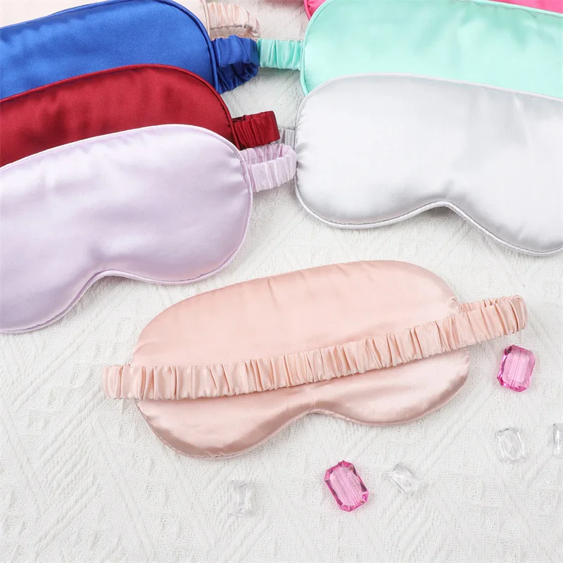 Gentle Soft Sleep Eye Mask Light Blocking Blindfold Portable Rest Cover for Night Sleep Travel Household Nap Gadget